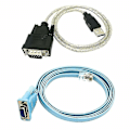 Miniatyrbillede 1 af 4: RJ45 Netværkskabel Serielt Kabel RJ45 til DB9 og RS232 til USB (2 i 1) Cat5 Ethernet Adapter LAN Con