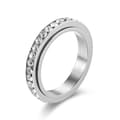 Roterbar antistressring Silver 16.5 mm