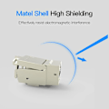 Miniatyrbilde 3 av 5: Rj45 Modulær Jack, Cat7 Cat6 Cat5 Rj45 8p8c Nettverk Keystone Jack Rj45 Socket In-line Kobler Hunn Til Hunn Metallskall Høy Skjerming Kobler Ethe