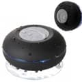 Waterproof Shower Speaker - Bluetooth Speaker with Suction Cup Black