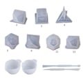 Miniatyrbilde 2 av 5: 7 Stiler Epoxy Terningformer Silikon Resin Casting Polyhedron Spill Terningformer