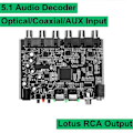 Miniatyrbillede 2 af 5: 5.1 Kanals Lyddekoder Pcm Digital Optisk Koaksial Dts Rca Hifi Stereo Lyd Hjemmebiograf Dekod
