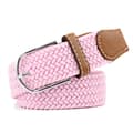Belte med Stretch – Elastisk Canvas Stoff Belte W26-W36 Rosa