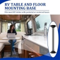 Miniatyrbilde 4 av 5: 2-pakks RV-bordbase, RV-pedestalbordbaseflens, bordbeinfeste for flushmontering, bordmonteringsplate for gulv