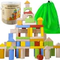 Wooden Blocks / Building Blocks - 100-piece