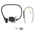 Miniatyrbilde 2 av 5: Høytrykkspakke Tenningmodul Tenningsspole For STIHL 009 010  011 012 020 021 023 025 MS200 MS210 MS250