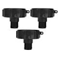 Miniatyrbillede 1 af 5: IBC Tank Slangetilslutning 3 stk. G3/4 ABS Plast Gevindudskiftningsventilarmaturer S60-2 tommer NPS Dræn Adapter