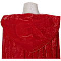 Miniatyrbillede 4 af 5: Lang hætteklædt fløjls kappe Halloween Jul Fancy Cape Kostumer 150 cm