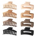8-pack Hair Clips Pastel Beige Brown Black
