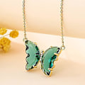 Miniatyrbillede 5 af 5: Guld Butterfly Vedhæng Halskæde til Kvinder 18K Guldbelagt Minimalistisk Cubic Zirconia Butterfly Vedhæng Sød Krystal Butterfly Halskæder til Kvinder Piger
