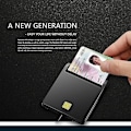 Miniatyrbillede 2 af 5: ROCKETEK SCR1 USB 2.0 Smart CAC Kortlæser ID SIM Bankkort Adapter