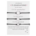 Generationsarmband - Mamma Mormor Dotter - 3 Generationer