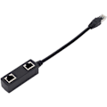 Miniatyrbild 4 av 4: 1 till 2 Port RJ45 Splitter Adapter Smidig Överföring Utmärkt Anslutning Nätverkskabeladapter Låg Ström Kabeladapter och Kontakt