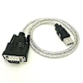 Miniatyrbillede 2 af 4: RJ45 Netværkskabel Serielt Kabel RJ45 til DB9 og RS232 til USB (2 i 1) Cat5 Ethernet Adapter LAN Con