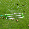 Miniatyrbillede 5 af 5: Oscillerende sprinkler, vandspreder med 17 hul dyser, justerbar kontrol, til have