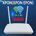 Miniatyrbillede 2 af 5: XPON Gpon EPON Onu til GM630 Dual Band 4GE WLAN+2.4g&5g WIFI EPON Optisk Netværksterminal EU Stik