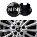 4-pakning - MINI Cooper Senterkopper / Hjulkapsel Emblem - Bil