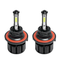 Pikkukuva 2 / 5: H13/9008 LED-ajovalolamppujen sarja 4-puolinen 360 korkea/matala säde LED-lamput 6500k 200w