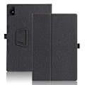 Miniatyrbild 5 av 5: Tabletskydd för TCL Tab 10 Gen 2 - Stativ, Skin-touch PU-läder, Fullt Skydd - Svart