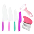 Kids Cooking Cutter Set Potato Peeler Knife Plastic Fruit Vegetables
