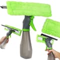 Window Cleaner 3-in-1 Window Wiper Mirrors Washing Scraper Microfiber