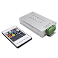 Miniatyrbillede 4 af 5: LED Controller 12-24V Lavtryk RF Farverig 20-Tast Fjernbetjening RGB Lysbjælke Dæmpningscontroller
