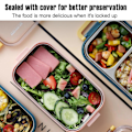 Miniatyrbillede 5 af 5: Rustfri Stål Isoleret Multi-Lags Bento Madbeholder Opbevaring Madkasse
