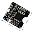 Miniatyrbillede 4 af 5: ESP32 Testplade Lille Batch Burn Fixture Trådløs WiFi Transceiver Modul til ESP WROOM 32 Modul