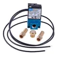 1 set Mac magnetventil 1/8'' 35a-aca-ddba-1ba med mässingsljuddämpare Dc12v