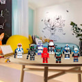 Miniatyrbilde 4 av 5: 8 stk Star Wars Minifigurer Clone Wars Actionfigurer Byggeklosser Leke 1,77 tommer Clone Troopers Minifigurer for Gutter Barn Voksne Samleobjekter Gaver