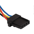 Miniatyrbillede 2 af 4: Baglygte Ledningsnet Stik 6-Pin Plug and Play Baglygte Ledningsnet Pigtail Stik til Clio Mk 3 2005-2012