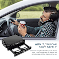 Miniatyrbillede 5 af 5: Bil Auto Single Din Radio Lomme, Universal Cd Radio Lomme Drikkekop Holder Opbevaringsboks Sort