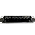 Miniatyrbild 1 av 5: 8 Port Rak CAT6 Panel RJ45 Nätverkskabeladapter Ethernet Distributionsram