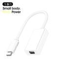 Pikkukuva 1 / 4: 1x Thunderbolt 3 - Thunderbolt 2 -sovitin, Type C -kaapeli USB:lle, Macbook Air Pro:lle, paras lahja