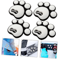 Pikkukuva 5 / 5: 4 kpl Ski-tarroja Surffilaudan Stomp Pad Piikki Stomp Lumilaudan Grip-tarra Modulaarinen Matto Stomp Pad Lumilauta