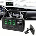 Miniatyrbild 1 av 5: Digital GPS Speedo Speed HUD Head Up Display Hastighetsmätare Universal KMH MPH