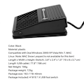 Miniatyrbilde 3 av 5: USB Fotpedalbryter Kontroll Tastaturhandling for PC Dataspill Ny Fotbryter USB HID Pedal