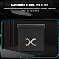 Miniatyrbild 5 av 5: Passande Kompatibel Fuji X-T4 X-T3 Hotsko Embedded Flash Hotsko Svart