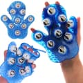 Multifunktionel Massagehandske med 9 Roterende Kugler til Nakke og Cellulite