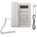 Hvit Husholdnings Hotell Fastline Telefon - KXT6001CID