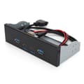 Miniatyrbilde 2 av 5: Høyhastighets USB 3.1 Gen2 Frontpanel - 10G Optisk Enhet med USB 3.0, USB 2.0, Type C, Type E - Datakomponenter