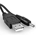 Miniatyrbillede 1 af 5: USB-opladerkabel til A1CS Fusion5 Lapbook C60B opladerledning Sort