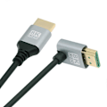 Miniatyrbillede 3 af 5: Type A HD-028-DN-0.5M HDMI 2.1 Kabel Vinklet 90-Grader Type-A Han til Han 8K HDTV Ultra Slim Ledning