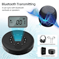 Pikkukuva 3 / 5: Kannettava CD-soitin Walkman Bluetooth CD Walkman Sisäänrakennettu kaiutin Ladattava CD-soitin USB/AU-liitännällä