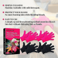 Miniatyrbillede 5 af 5: 4x Blegemiddel Blender Mikrofiber Hår Farve Handsker Hår Salon Forbrugsvarer Forhindrer Skader