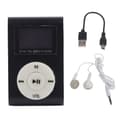 Mini Portable MP3 Music Player with LCD Screen and Memory Card Support (Black)