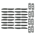 Miniatyrbilde 4 av 5: 8 Par 5030 Cw Ccw Propeller 2-Blader For Rc Qav Quadcopter Tilbehør Svart