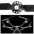 Miniatyrbillede 4 af 5: 8 stk. Propeller til Yuneec Q500 Typhoon 4k Kamera Drone Reservedele Hurtig Udløsning Selv Låsende Propeller Udskiftningsblad (sort)