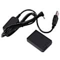 Pikkukuva 4 / 5: 5V 2A Acke12 Ack-e12 USB Virtakaapeliadapteri + Lp-e12 Dr-e12 DC-liitin Canon EOS M M2 M10 M50 D:lle