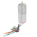 Pikkukuva 4 / 5: DC 24V Enkooderivaihteinen Moottori Nopeuden Vähentävä Moottori (130RPM) Robotti RC-Auton Moottorille Leikkikalu